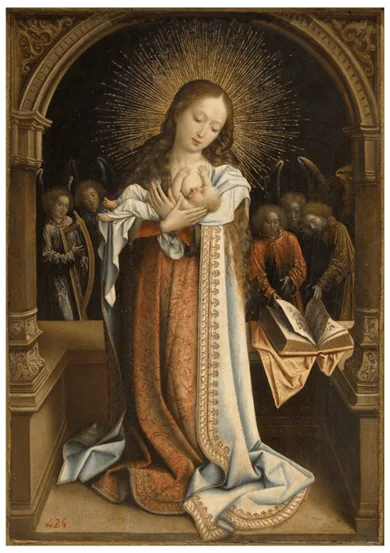 Figura 5: Virgen de la Leche de Bernard van Orley, Museo del Prado. Fuente.