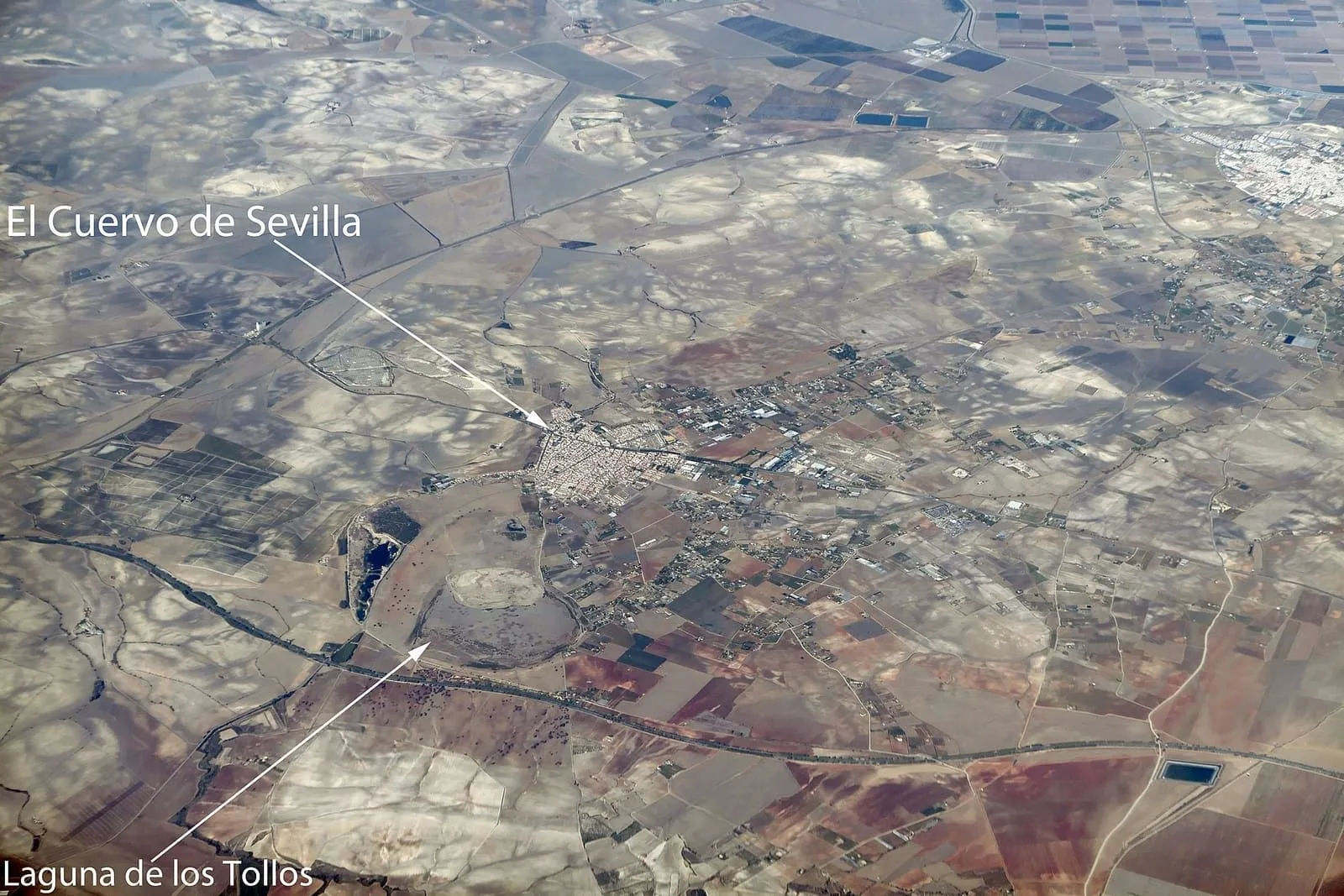 Vista del entorno de El Cuervo de Sevilla (Fuente).
