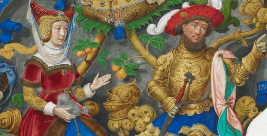 Constanza y Juan de Gante (Holanda, c. 1530: 12531, 10r)