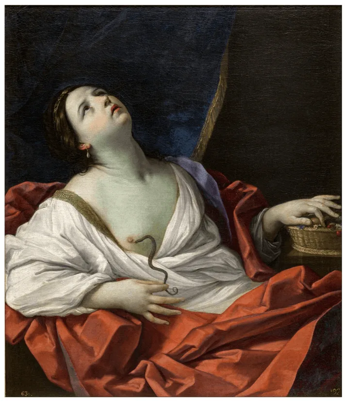 Figura 4: La muerte de Cleopatra, de Guido Reni. Fuente.