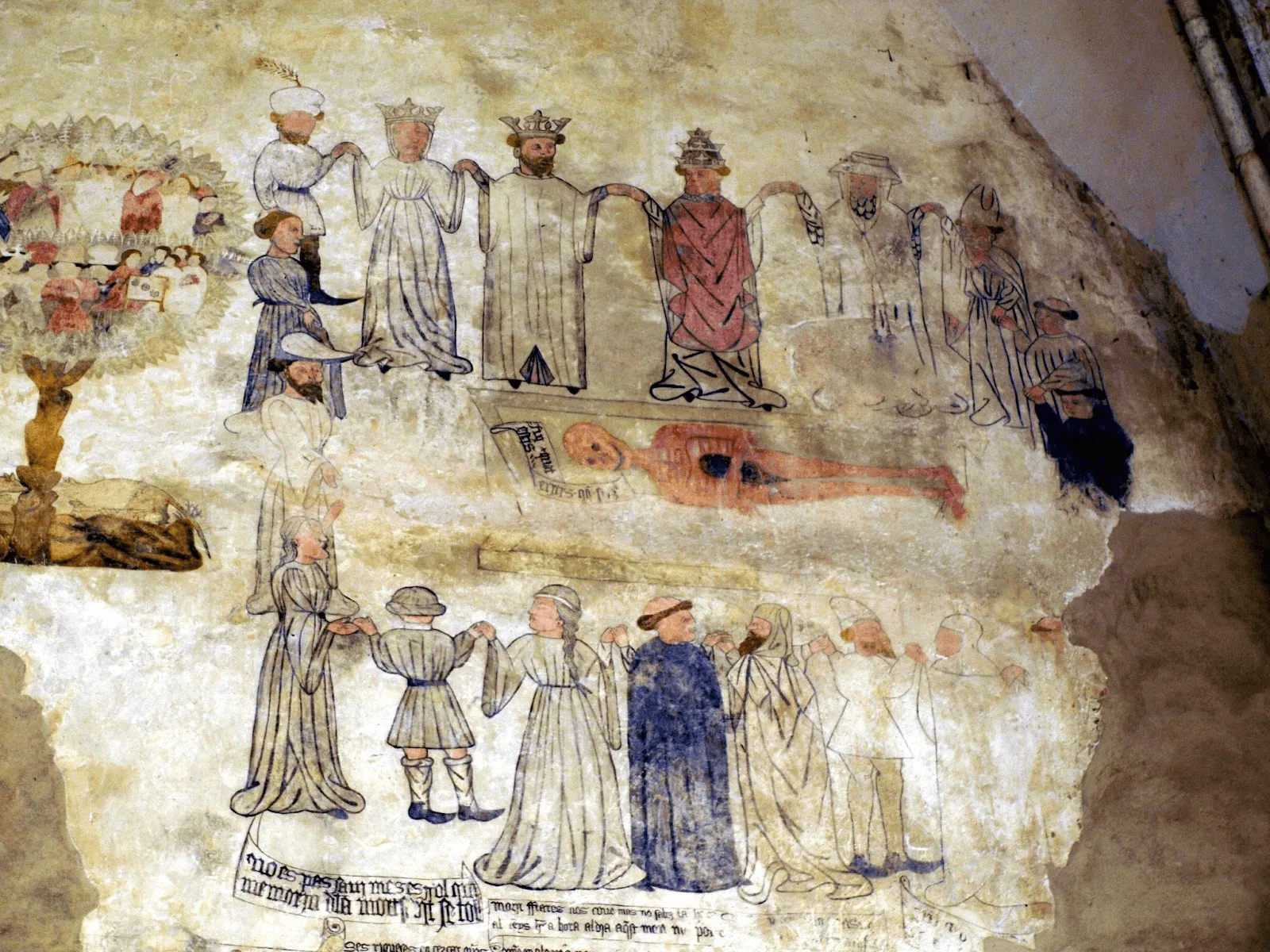 Figura 5. La danza macabra del convento de San Francisco de Morella, Castellón. Fuente.