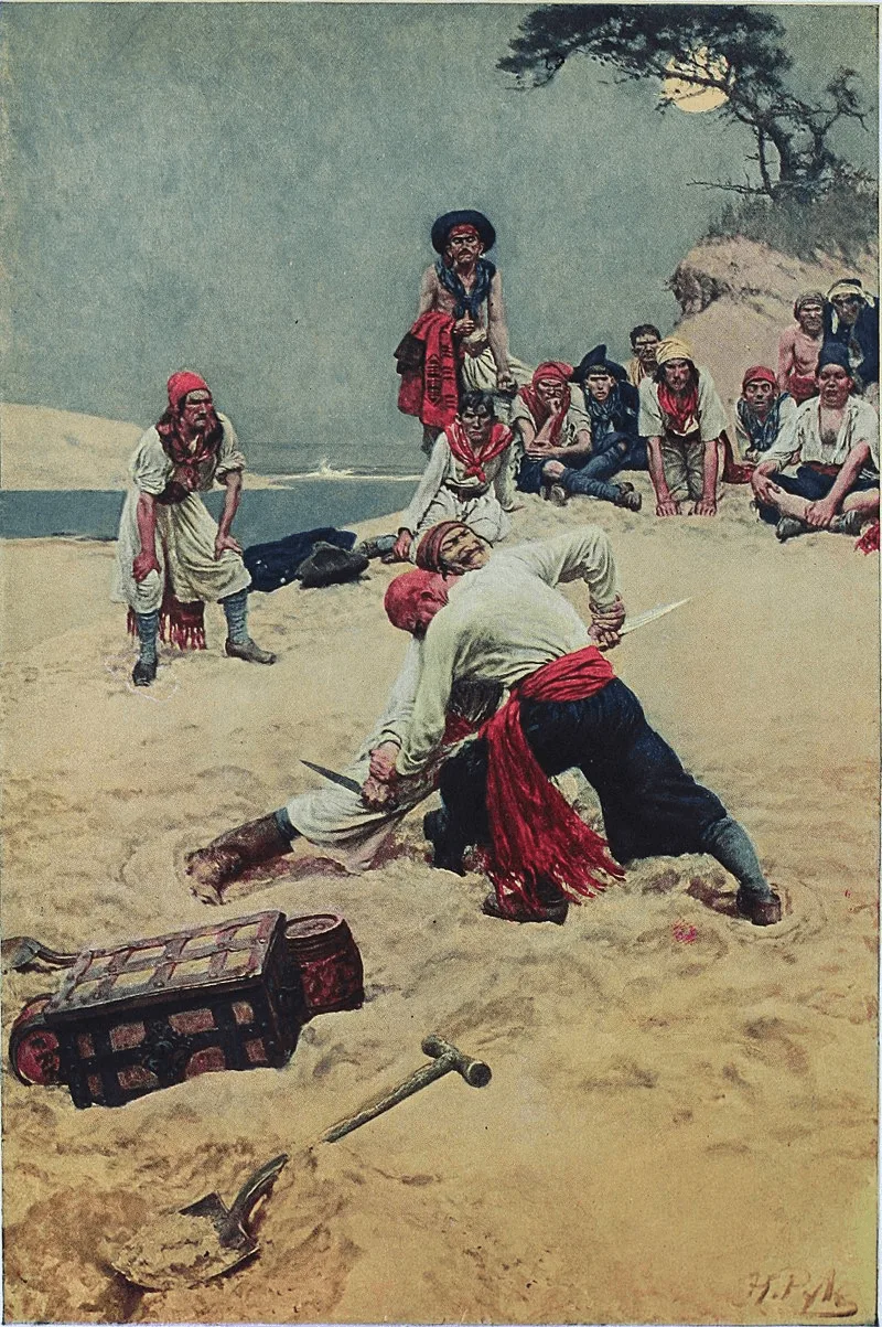 Figura 2. Concerning the Buccaneers & Marooners of the Spanish Main, Howard Pyle, New York, 1921. Fuente.