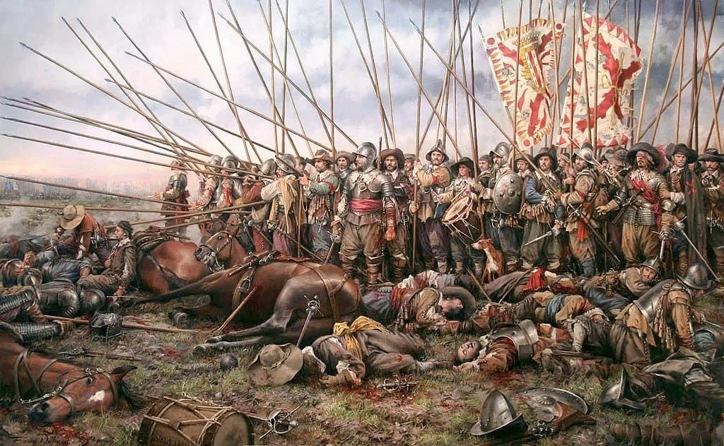 Figura 1. Rocroi, el último tercio, obra de Agusto Ferre Dalmau.. Fuente.