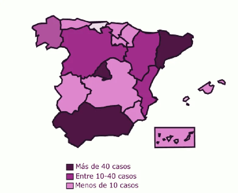 Figura 2. Comunidades donde se detectaron casos de acoso. Fuente.