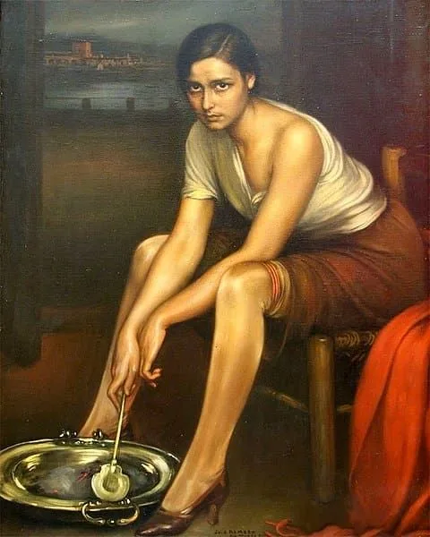 Figura 2. Chiquita Piconera, Julio Romero de Torres (1930), Museo Julio Romero de Torres. Fuente.