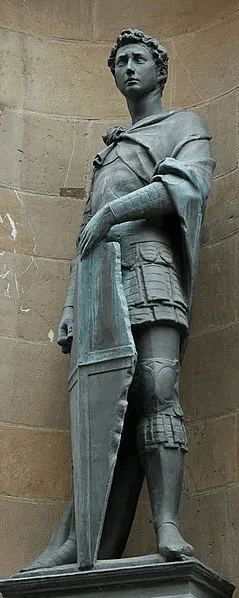 Figura 3. Copia de bronce de San Jorge de Donatello (1416), ubicada en Orsanmichele, Florencia. Fuente.
