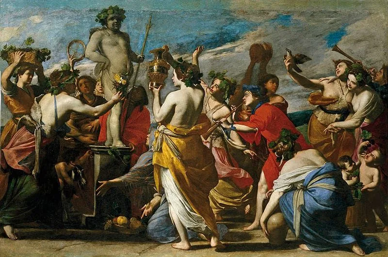 Figura 1. Sacrificio a Baco. Museo del Prado. Massimo Stanzione. 1634.&nbsp;Fuente.