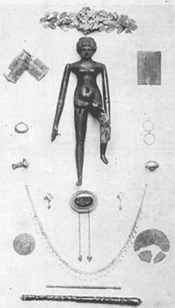 Figura 3. El ajuar de «Crepereia Tryphaena». Fuente.