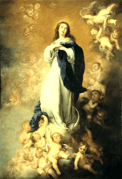 Figura 2. Inmaculada de los Venerables, Bartolomé Esteban Murillo, 1660-1665. Museo del Prado.&nbsp;Fuente.