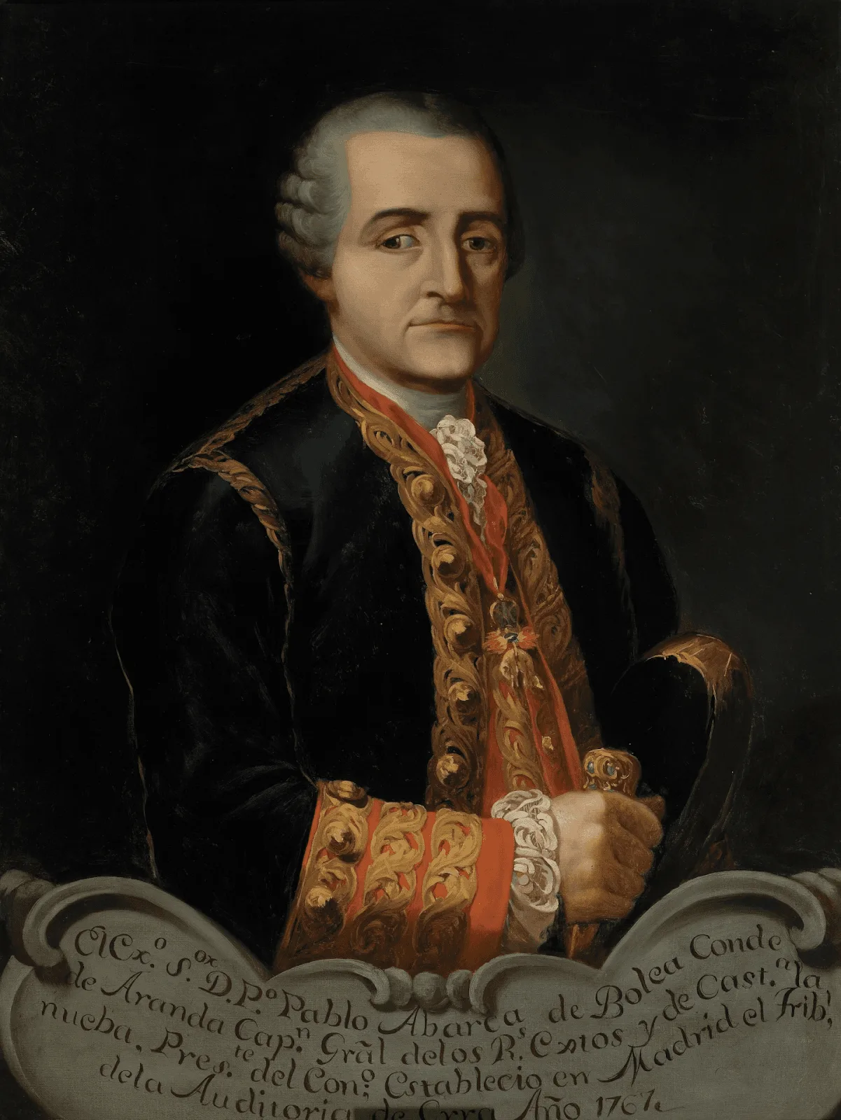 Figura 3. Retrato de Pedro Pablo Abarca de Bolea, Conde de Aranda y uno de los grandes artífices de las reformas del siglo XVIII. Fuente.