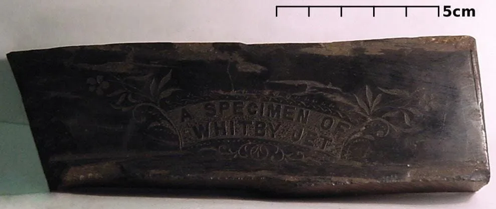 Figura 1. Azabache de Whitby, Yorkshire, en 1895. Fuente.