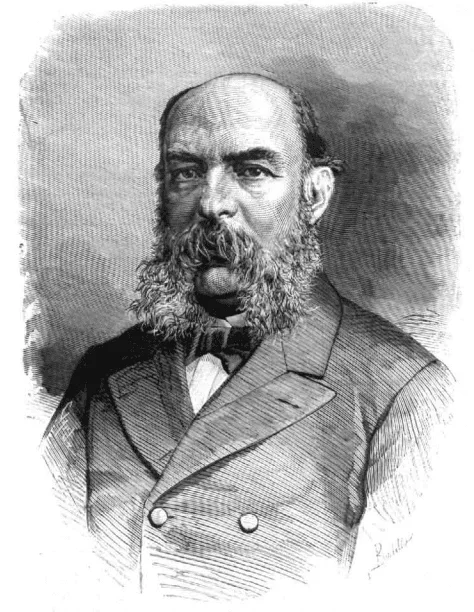 Figura 2. Amador de los Ríos y Serrano hacia 1878. Fuente. Licencia: Dominio Público.