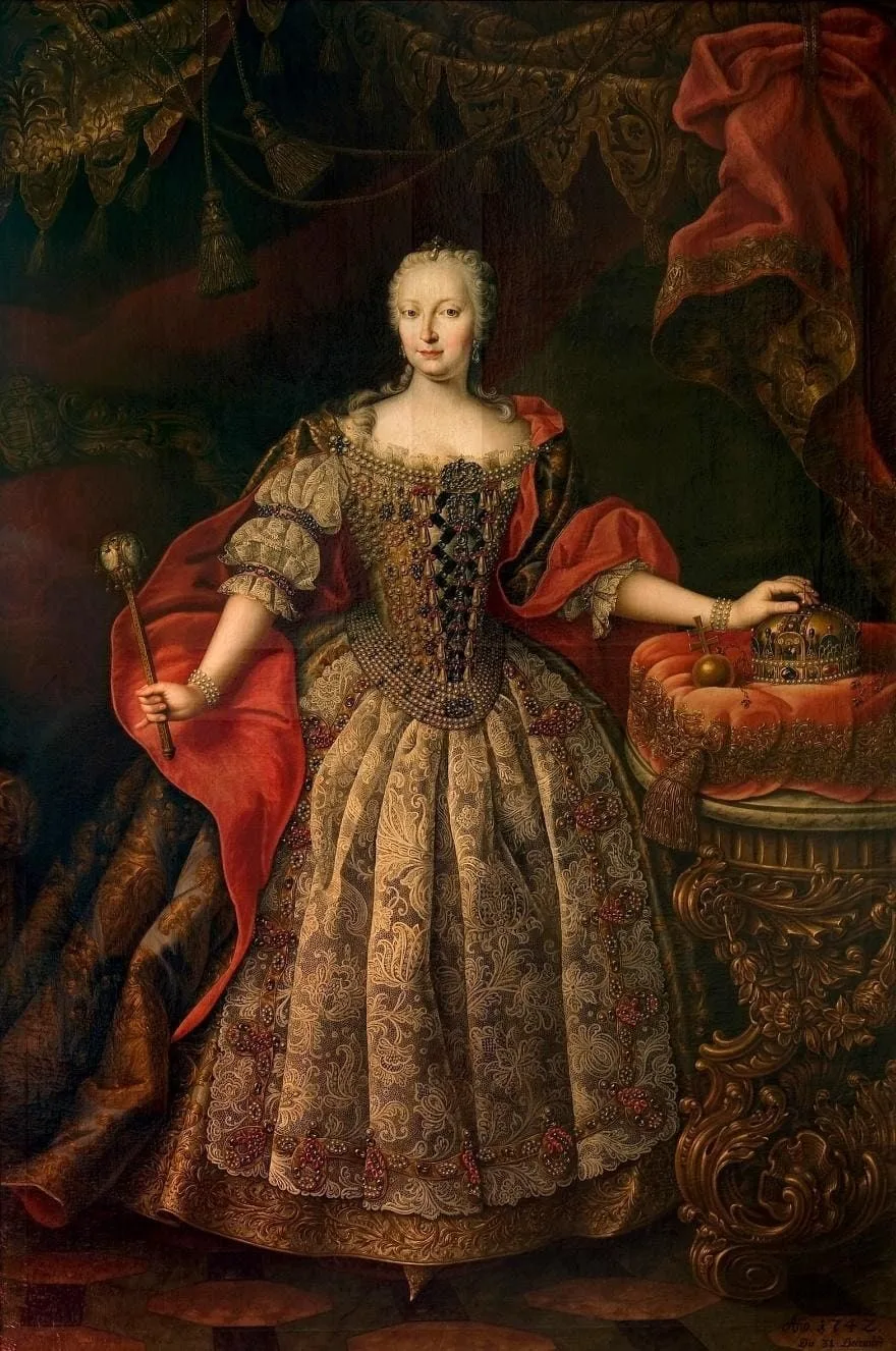 Figura 3. Retrato de María Teresa de Austria, Daniel Schmidely. Fuente.