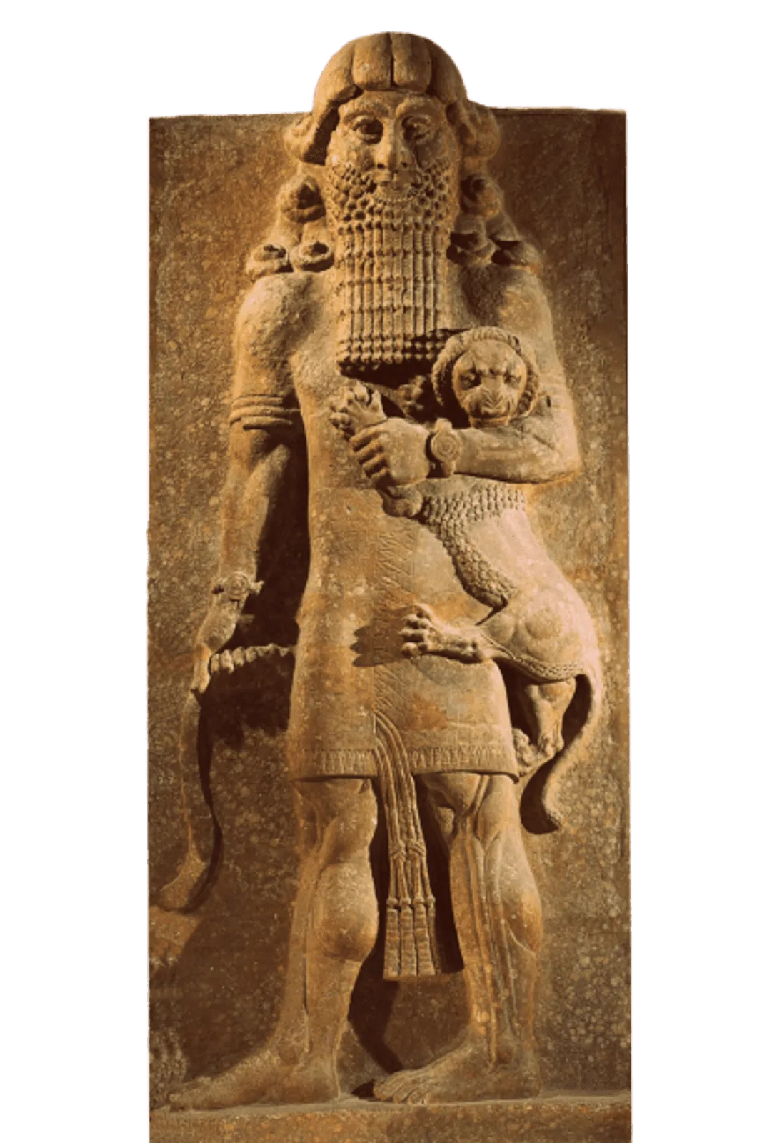 Figura 1. Escultura de Gilgamesh. Héroe de la cultura sumeria. Fuente. Licencia: Creative Commons Attribution 4.0.