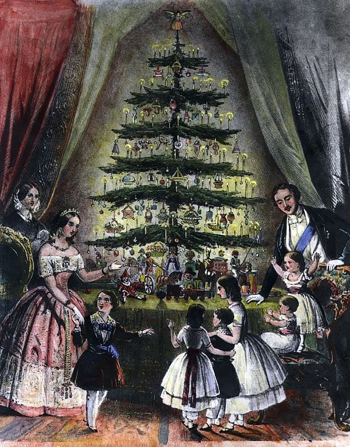 El árbol de Navidad: Una tradición real que iluminó Reino Unido